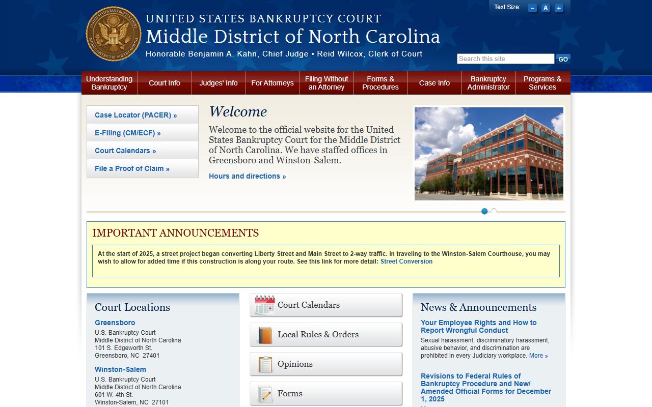 Caswell County Clerk of Superior Court records and federal bankruptcy records distinction