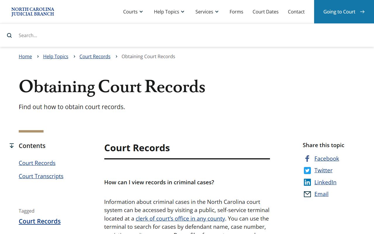 Caswell County court records obtaining court records help topic