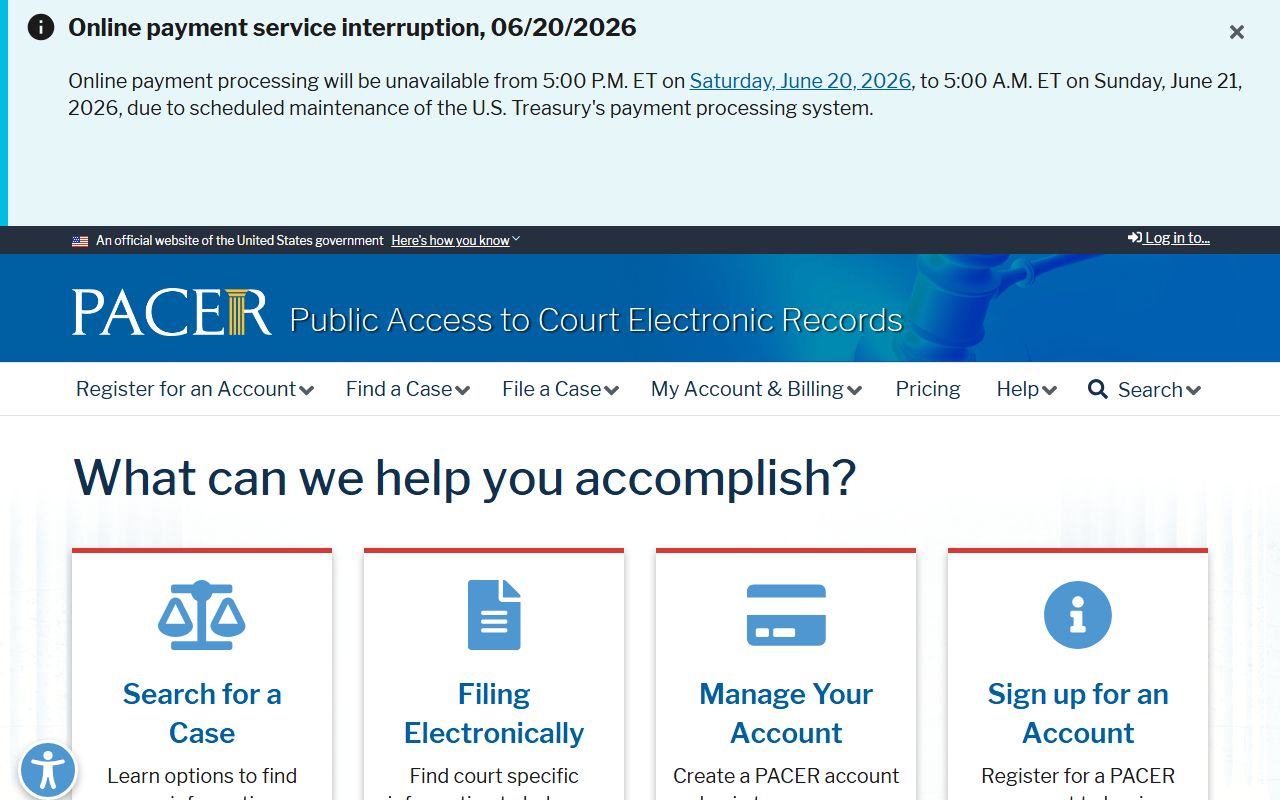 Caswell County court records PACER federal access